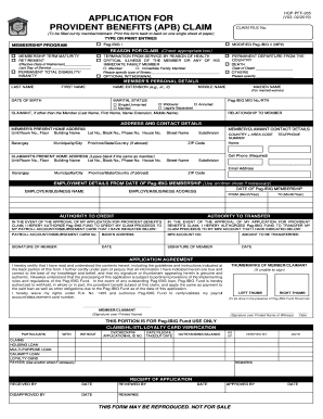  Pag Ibig Lump Sum Form 2019