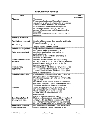 Job Specification Example  Form