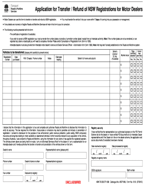  Dealer Transfer Form Nsw 2015-2024