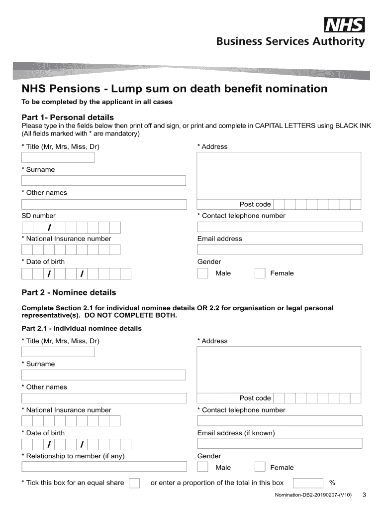  Db2 Form 2019-2024