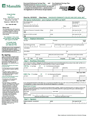 Rsp Form PDF Download