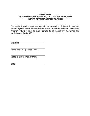 Definition of a Disadvantaged Business EnterpriseUS Department  Form