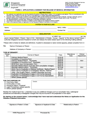  Singapore General Hospital Form 2018