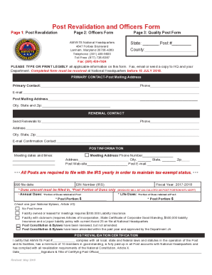 Revalidation Form Amvets - Fill Out and Sign Printable PDF Template ...