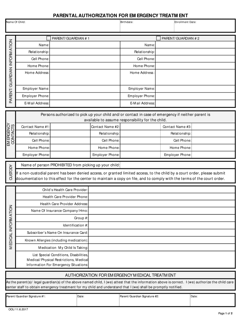 Extended Day Registration Packet PDF  Form