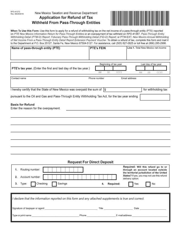 Get and Sign 41373 2018 Form