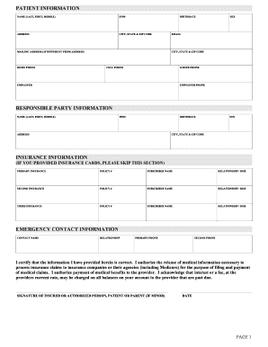 MAILING ADDRESS IF DIFFERENT from ADDRESS  Form