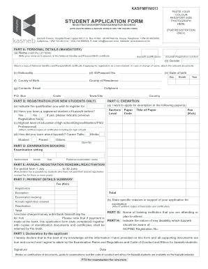 Kasneb Registration Form