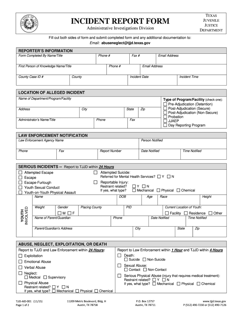  Tjjd Mlos Assignment Form 2015-2024