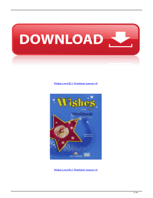 Wishes Workbook B2 1 Answers  Form