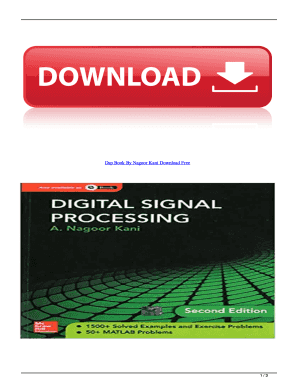 Digital Signal Processing Nagoor Kani PPT  Form