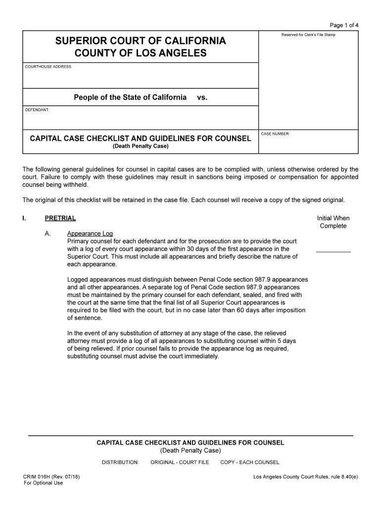 Get and Sign Capital Punishment National Center for State Courts 2018-2022 Form