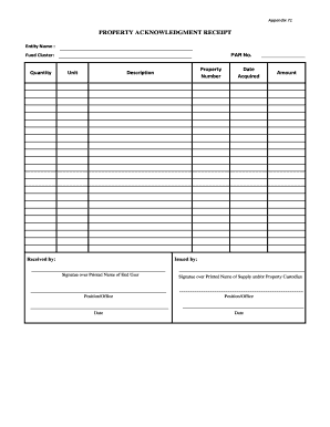 Appendix 71  Form