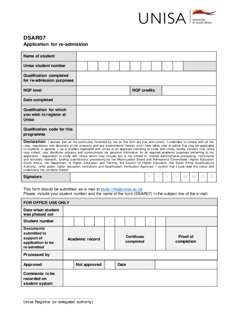 Unisa Nsfas Appeal Form