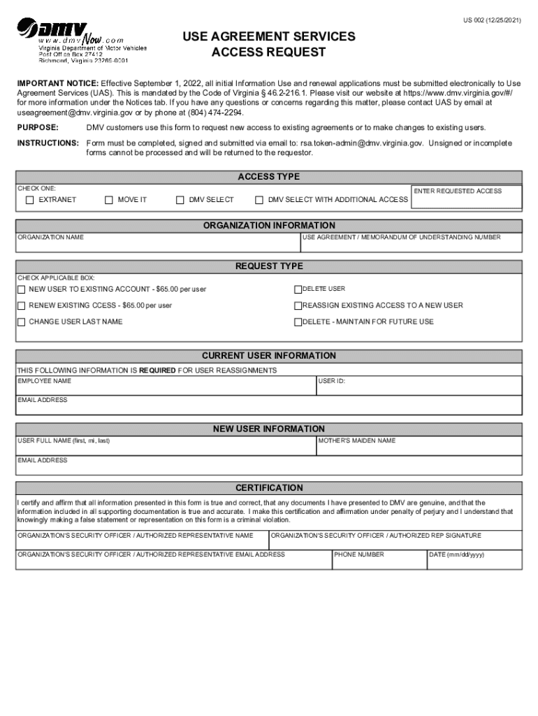 LOGON ID REQUEST  Form