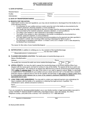 NC DHSR Forms and Applications
