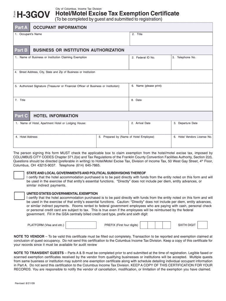 H 3gov  Form