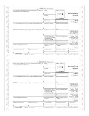 Miscellaneous Income Miscellaneous Income TFP Data Systems  Form