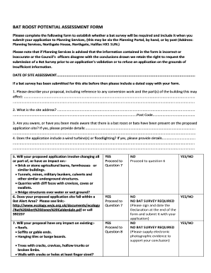 Potential Assessment Form