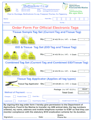 Eurotags  Form