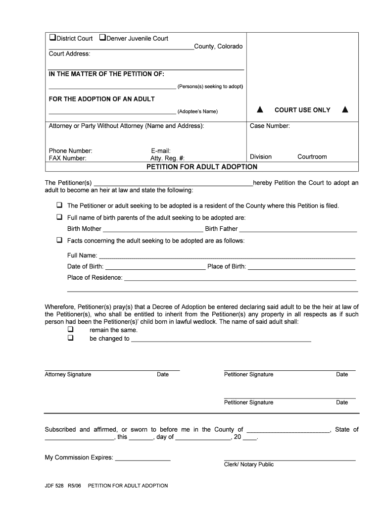 Jdf 528  Form