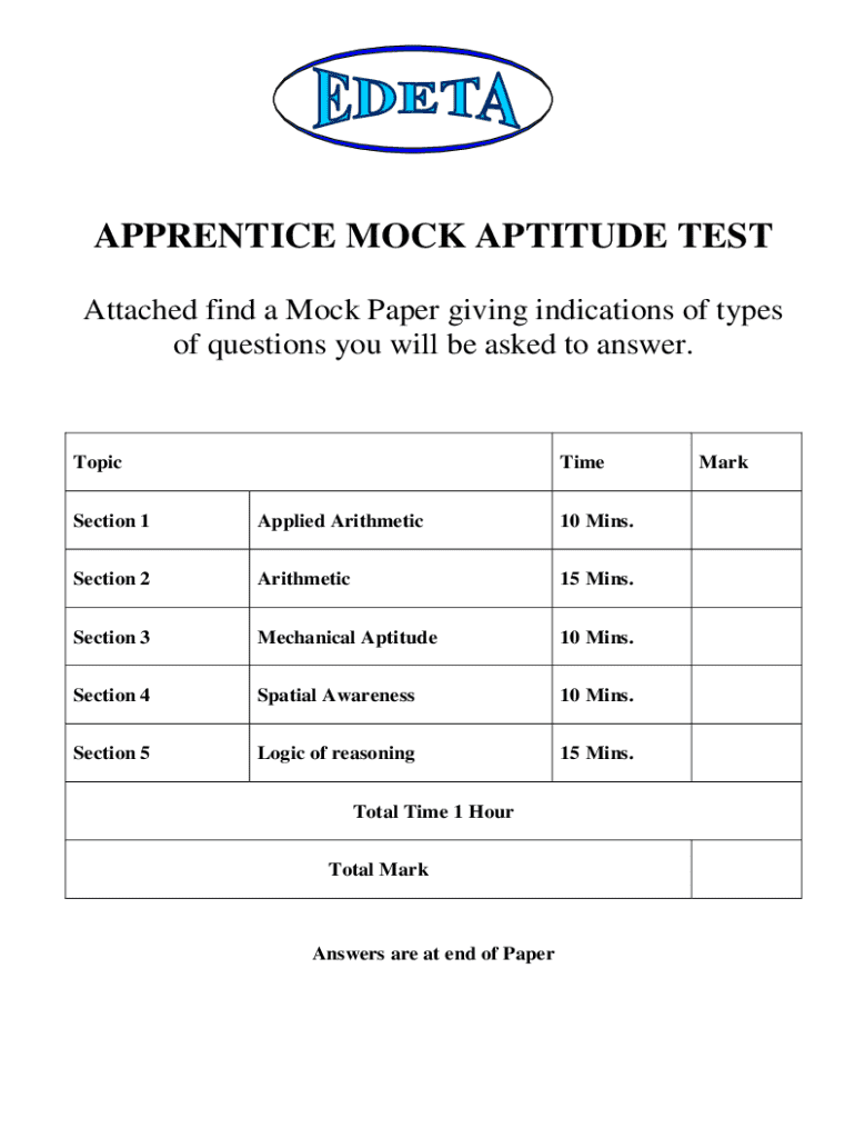 Plumbing Aptitude Test Ontario