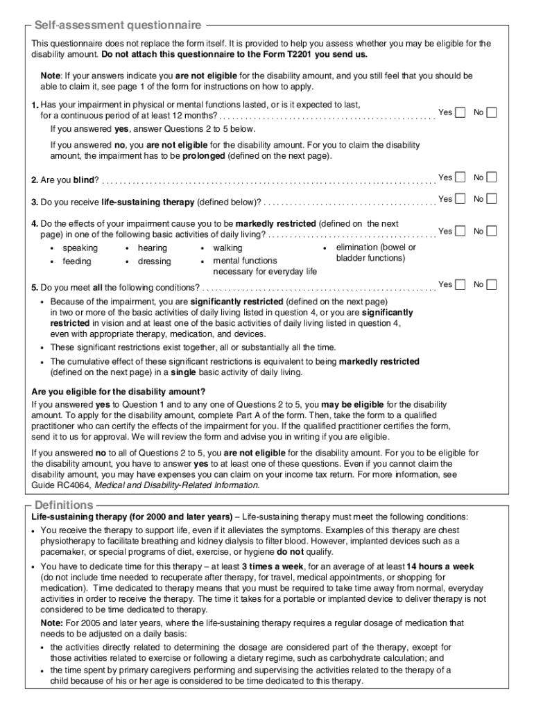  Disability Tax Credit Certificate 6729 2022-2024