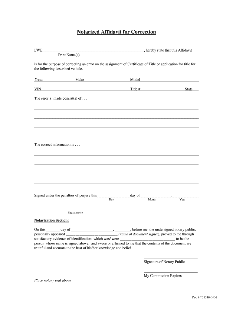 Different Notary Forms