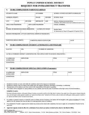 IDT Form PUSD PP 126 Rtf