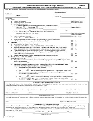 Form B 103 Divorce Form 1702E