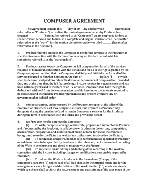 Composer Contract Sonnyboo  Form