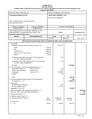 Form 16 Image