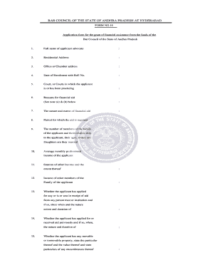 Barcouncilap  Form