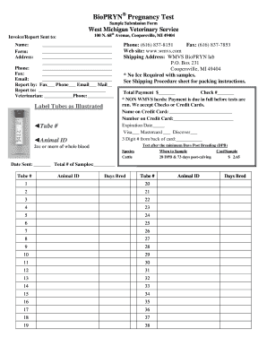 West Michigan Veterinary  Form