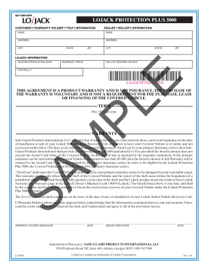 LOJACK PROTECTION PLUS 5000 LoJack Corporation  Form
