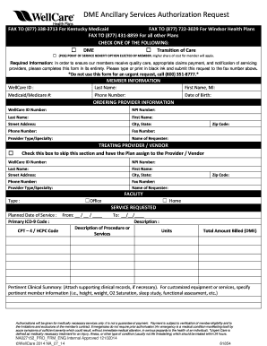 Dme Forms