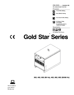 Miller Gold Star 602  Form