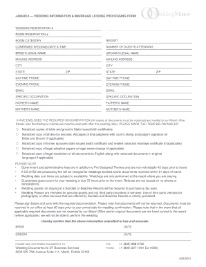 Sandals Application Form