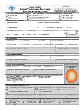 540 Form PEL Validate License GCAA Ghana Civil Aviation Authority