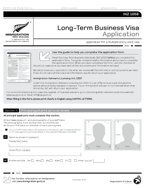 New Zealand Online Visa Form