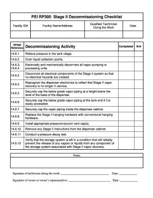 Decommissioning Checklist Template Excel  Form