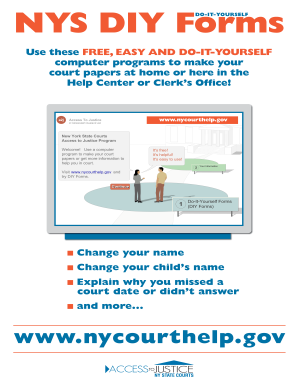 Nys Courts Diy Forms