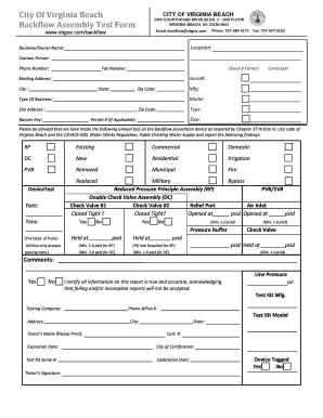 Backflowvbgov Com  Form