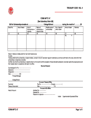 Mptc 44 Form PDF Download