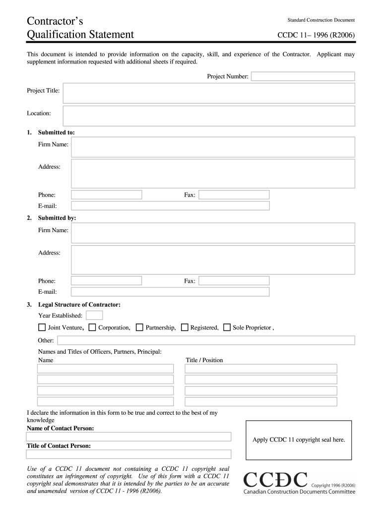 Ccdc 11  Form