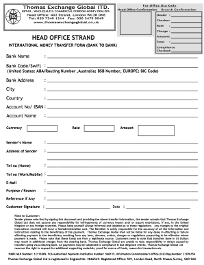 Currency Form