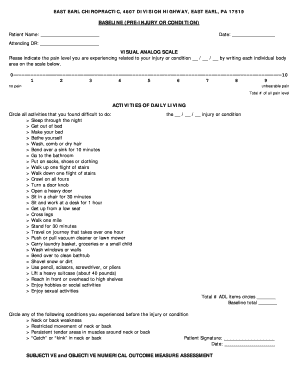 EAST EARL CHIROPRACTIC, 4607 DIVISION HIGHWAY, EAST EARL, PA 17519  Form