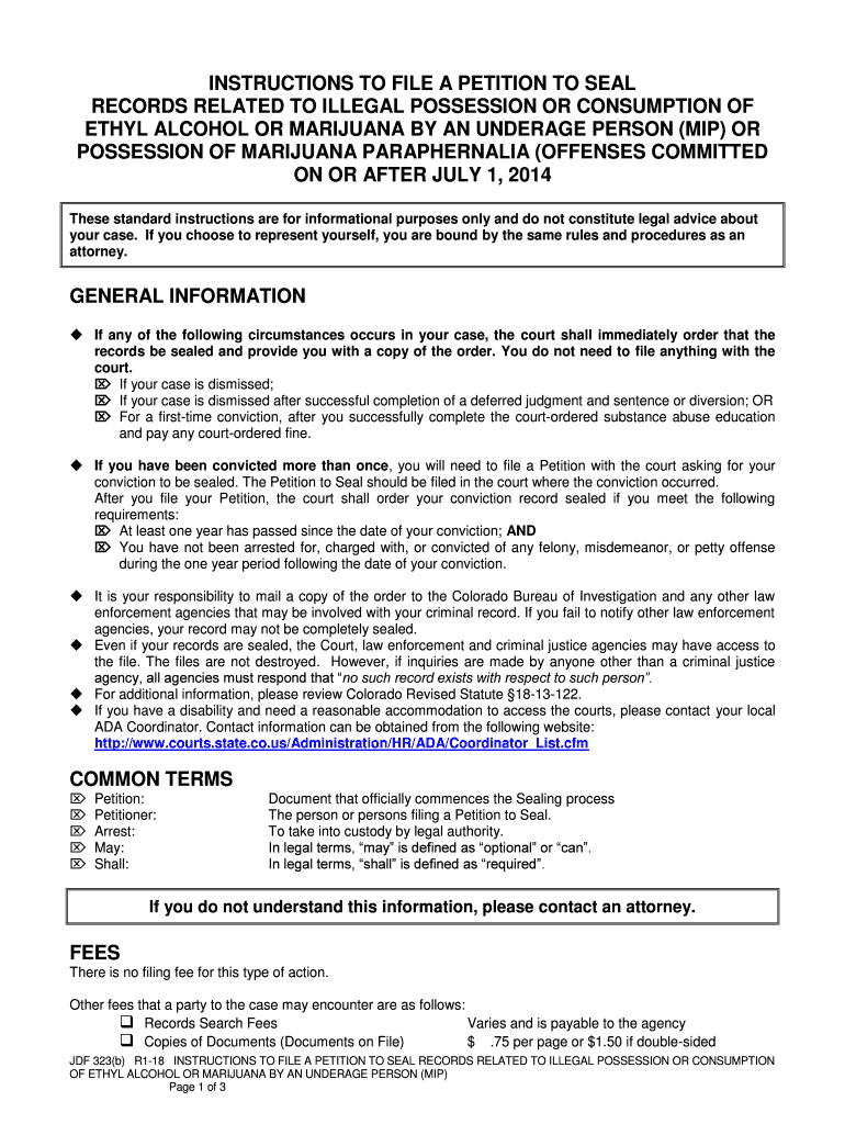 Co Instructions Seal Template  Form