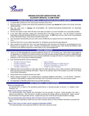 You May Attach Itemized Bills and Your Other Carriers EOBs that Are Ready at the Time of Submitting This Claim  Form