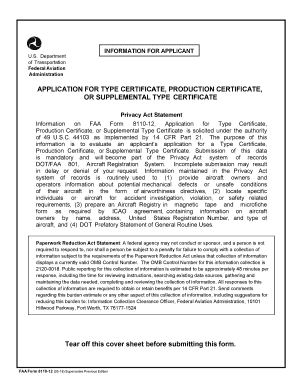  Faa Application Type Certificate 2018